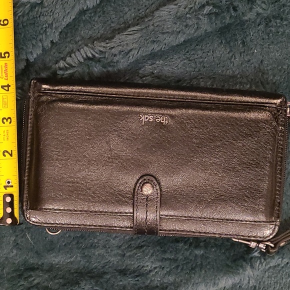 New Black the Sak Leather Wristlet Wallet Purse - Picture 9 of 9